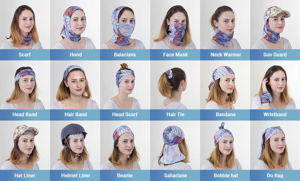 ways to wear a neck gaiter