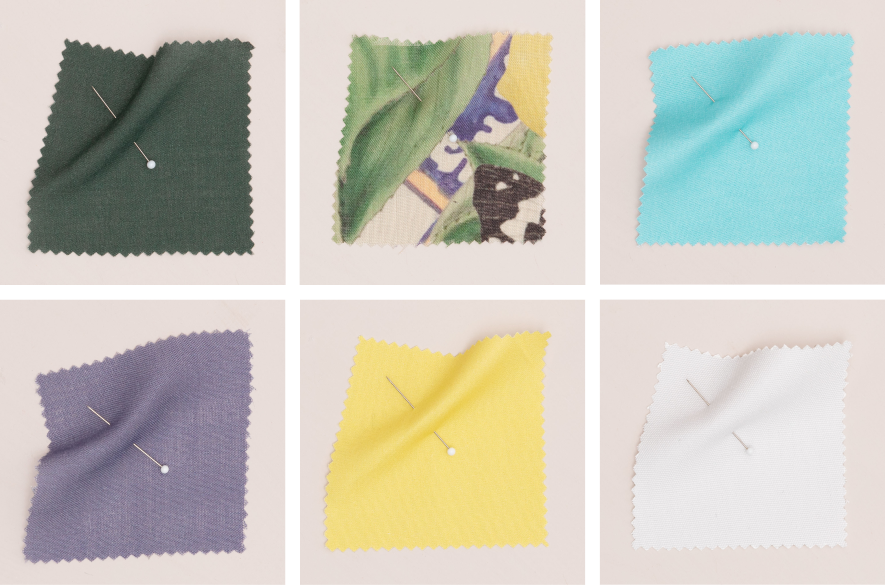 range of fabrics