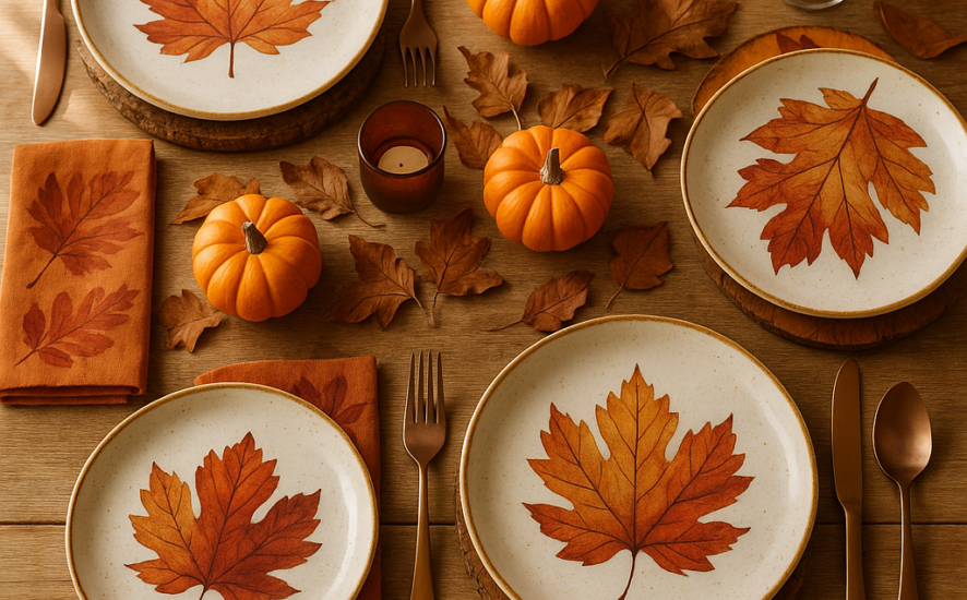 Personalized Tableware Ideas for Autumn Gatherings | Contrado